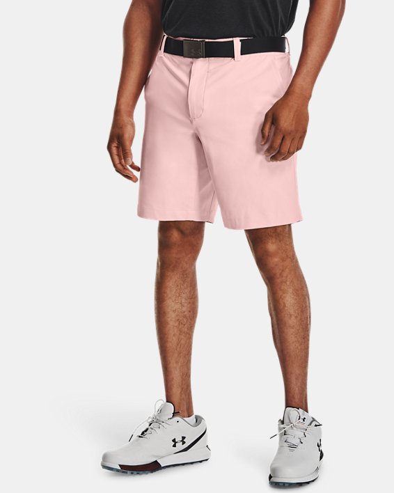 Men's UA Iso-Chill Shorts, Pink, pdpMainDesktop image number 1